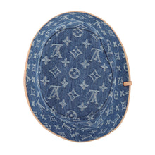 Load image into Gallery viewer, LOUIS VUITTON Bucket Hat - LV Remix Size M Denim BlueM7279M Monogram Denim