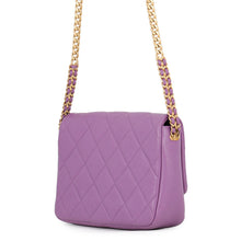 Load image into Gallery viewer, CHANEL Matelasse ChainShoulder Purple Caviar Leather