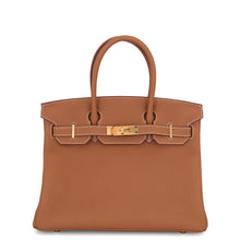 将图像加载到图库查看器中,HERMES Birkin Gold Togo Leather Size 30