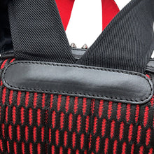 Load image into Gallery viewer, Christian Louboutin Explorer Funk Studded Backpack Black/Red3215038 Calf Leather Size Small