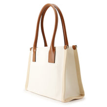 Load image into Gallery viewer, Christian Louboutin Nastroloubi Tote Natural3235233 Canvas Leather Size Small