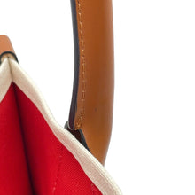 Load image into Gallery viewer, Christian Louboutin Nastroloubi Tote Natural3235233 Canvas Leather Size Small