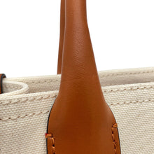 Load image into Gallery viewer, Christian Louboutin BY MY SIDE Tote Natural/Brown1245235 Canvas Leather Size Mini