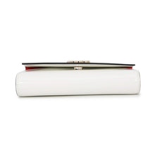 将图像加载到图库查看器中,Christian Louboutin Ruby 54 Chain Wallet Bianco1235227 Calf Leather