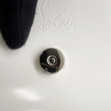将图像加载到图库查看器中,Christian Louboutin Ruby 54 Chain Wallet Bianco1235227 Calf Leather