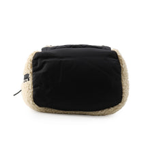 Load image into Gallery viewer, CHANEL Boa Drawstring Bag Tote Bag Ivory/Black Mouton Nylon