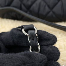 Load image into Gallery viewer, CHANEL Boa Drawstring Bag Tote Bag Ivory/Black Mouton Nylon