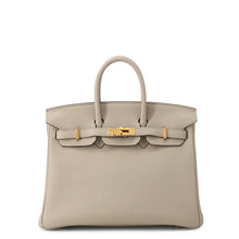 Load image into Gallery viewer, HERMES Birkin Tourtier Grey Togo Leather Size 25