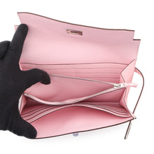 Load image into Gallery viewer, HERMES Kelly Wallet Gillies Rose Sakura Swift Leather