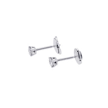 Load image into Gallery viewer, TIFFANY&Co. Solitaire Diamond Stud Earrings Pt950