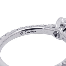 将图像加载到图库查看器中,CARTIER Etincelle De Cartier solitaire ring Size 46/#6N4744346/N4744300 Pt950