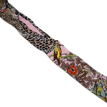 Load image into Gallery viewer, HERMES Twilly Jungle Love Love Pink Pearl / Etoupe / Blanc Silk100%
