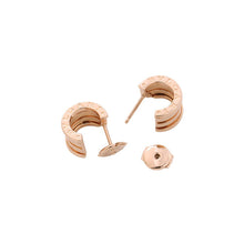 将图像加载到图库查看器中,BVLGARI B.Zero1 Earrings353796 18K Pink Gold