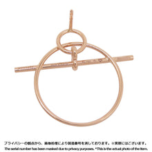Load image into Gallery viewer, HERMES Echappee Loop Earrings Size PM 18K Pink Gold