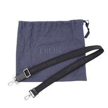 Load image into Gallery viewer, Dior Oblique Jacquard Zip Pouch with Strap Beige/Black2OBBC119YSE_H05E Canvas Calf Leather