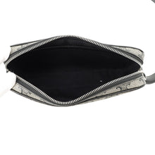 Load image into Gallery viewer, CELINE Triomphe Messenger Bag Gray/Black194502 PVC Leather Size Medium