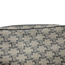 Load image into Gallery viewer, CELINE Triomphe Messenger Bag Gray/Black194502 PVC Leather Size Medium