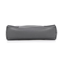 Load image into Gallery viewer, BALENCIAGA Navy Cabas Perforated 2-Way Bag Gray390346 Leather Canvas Size XS