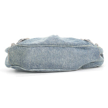 将图像加载到图库查看器中,BALENCIAGA Le Cagoule XS Shoulder Bag Blue6713092109U4715 Distressed denim