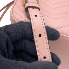 将图像加载到图库查看器中,GUCCI GG Marmont Backpack Pink476671 DTDHT 5909 Leather