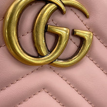 将图像加载到图库查看器中,GUCCI GG Marmont Backpack Pink476671 DTDHT 5909 Leather