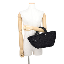 Load image into Gallery viewer, BALENCIAGA Bistro 2WAYBag Black671342210HR1000 Canvas Size XS