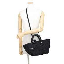 Load image into Gallery viewer, BALENCIAGA Bistro 2WAYBag Black671342210HR1000 Canvas Size XS