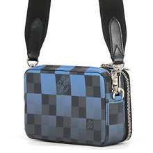 Load image into Gallery viewer, LOUIS VUITTON Alpha Wearable Wallet Noir/BlueN60414 Damier Graphite Giant