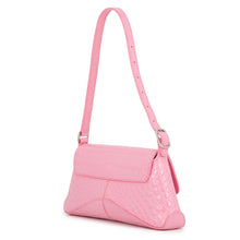 Load image into Gallery viewer, BALENCIAGA XX Flap 2WAY Bag Pink6956452108X5812 Embossed Leather Size Small