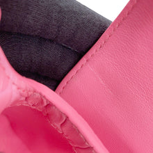 Load image into Gallery viewer, BALENCIAGA XX Flap 2WAY Bag Pink6956452108X5812 Embossed Leather Size Small