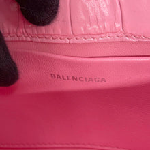Load image into Gallery viewer, BALENCIAGA XX Flap 2WAY Bag Pink6956452108X5812 Embossed Leather Size Small