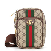 Load image into Gallery viewer, GUCCI Ophidia Small Crossbody Bag Beige/Green/Red752565 GG Supreme Leather Canvas