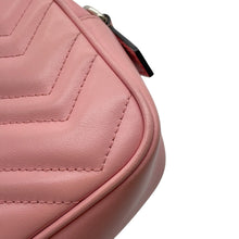 将图像加载到图库查看器中,GUCCI GG Marmont Matelasse Mini Shoulder Bag Pink634936 Leather