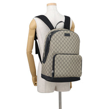 将图像加载到图库查看器中,GUCCI GG Supreme Backpack Beige/Black406370 KLQAX 9772 GG Supreme Leather