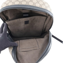 将图像加载到图库查看器中,GUCCI GG Supreme Backpack Beige/Black406370 KLQAX 9772 GG Supreme Leather