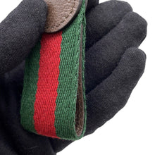 将图像加载到图库查看器中,GUCCI Ophidia Key Ring Brown/Green/Red523161 Canvas Leather