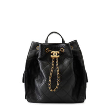 Load image into Gallery viewer, CHANEL CHANEL25 Backpack BlackAS5600-B20304-94305 Caviar Leather Size Medium