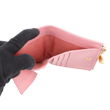 Load image into Gallery viewer, PRADA Saffiano Leather Compact Wallet Pink1ML023 Leather