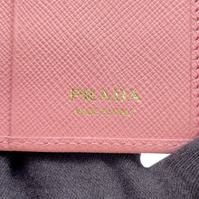 Load image into Gallery viewer, PRADA Saffiano Leather Compact Wallet Pink1ML023 Leather