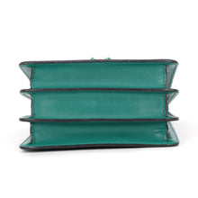 Load image into Gallery viewer, BVLGARI Serpenti Forever Top Handle Emerald Green39778 Calf Leather