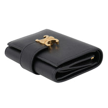 Load image into Gallery viewer, CELINE Triomphe Medium Wallet Black10M963GHH.38NO Leather