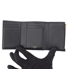 Load image into Gallery viewer, CELINE Triomphe Medium Wallet Black10M963GHH.38NO Leather