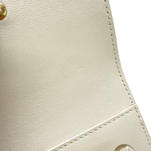 Load image into Gallery viewer, Dior Montaigne Lotus Wallet White/Pink Leather