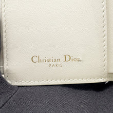 Load image into Gallery viewer, Dior Montaigne Lotus Wallet White/Pink Leather