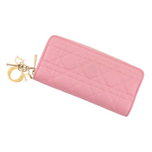 Load image into Gallery viewer, Dior Lady Dior Voyage Jules Wallet PinkS0007 ONMJ Leather