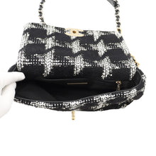 Load image into Gallery viewer, CHANEL 19 Dizneuf Chain Shoulder Bag Black/WhiteAS1160 Tweed