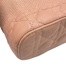 Load image into Gallery viewer, Dior Travel Vanity Cannage Rose De VanS5488UNTR_M49P Lambskin Size Small