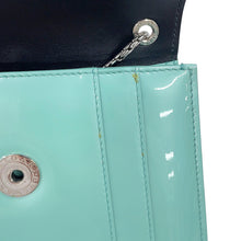 Load image into Gallery viewer, BVLGARI Serpenti Forever Shoulder Bag Aquamarine34560 Patent Leather Size Small