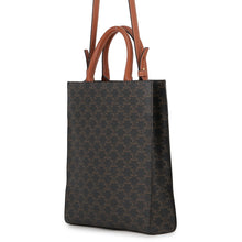 Load image into Gallery viewer, CELINE Small Vertical Cabas Tan191542BZK PVC Leather