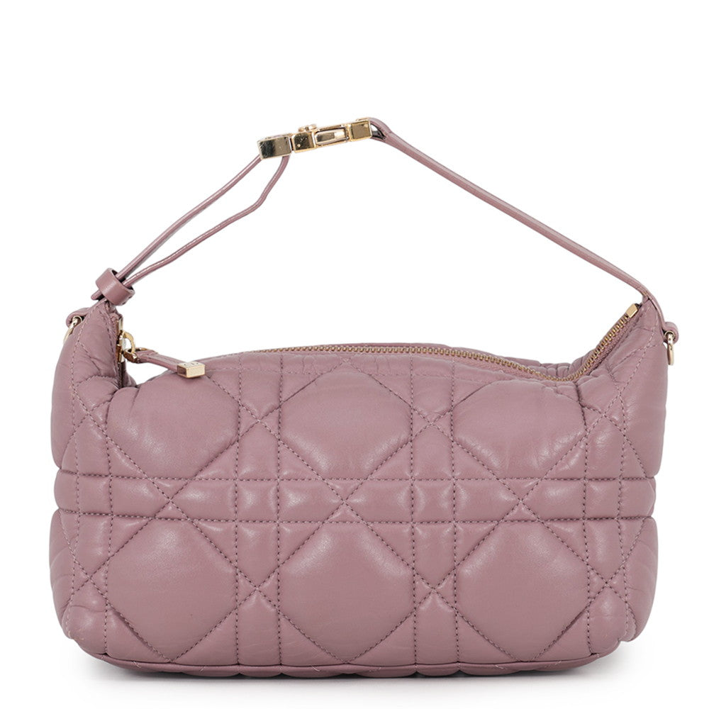 Dior Travel Nomad Pouch Macro Cannage PeonyPinkS5554OMIG_M81P Calf